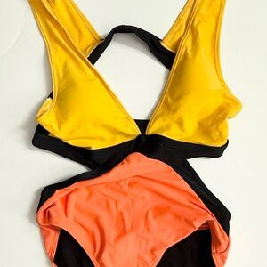 SHEIN Colorblock One-Piece Swimsuit Never Worn